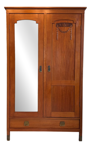 Art Nouveau Wardrobe, 1890s