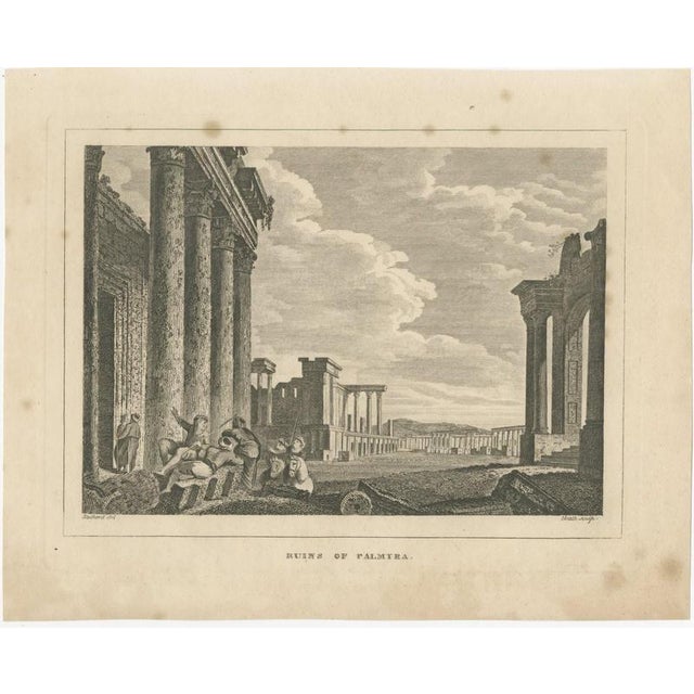 After Stothard, Ruins of Palmyra, Syria, 1820, Engraving For Sale - Image 3 of 12