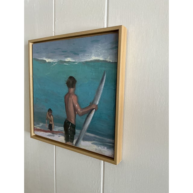 Figurative Contemporary Beach Painting “Surf Arrangement No.61” by Doug Stotts For Sale - Image 3 of 6