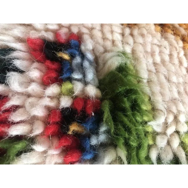 Small Colorful Rugs in Thick Wool, 1970s, Set of 2 For Sale - Image 10 of 15