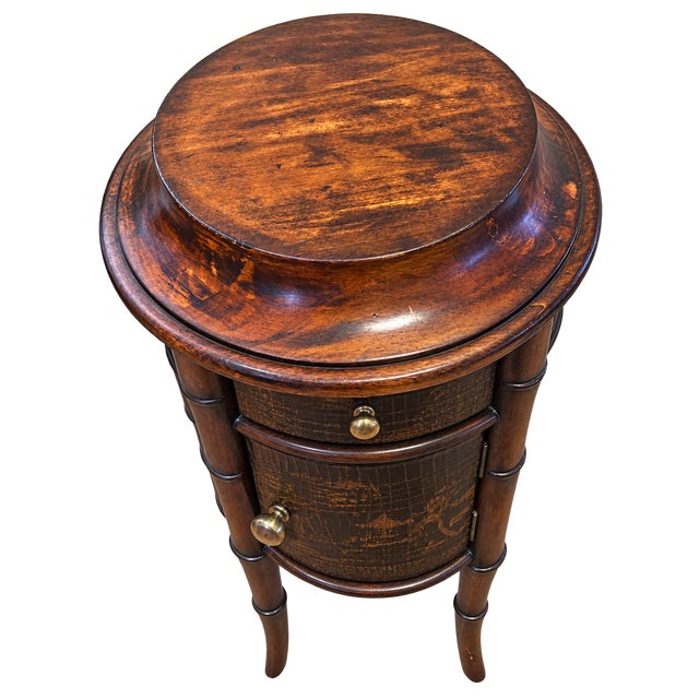 2000 - 2009 Ethan Allen Chinoiserie Drum Table For Sale - Image 5 of 8