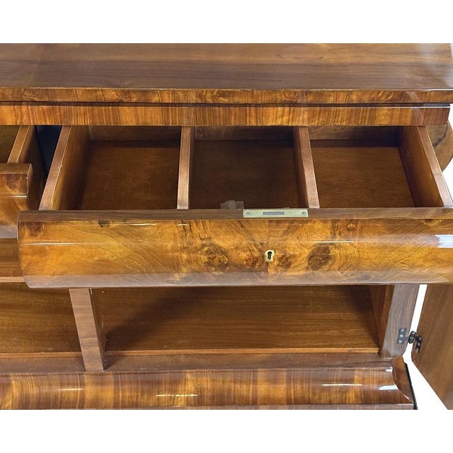 Art Deco Walnut Sideboard, Bohemia, 1930s For Sale - Image 13 of 14