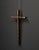 This minimalist cross impresses with its clear geometric forms and timeless proportions. The brass cross is a testament to...