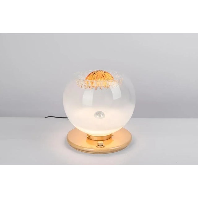 Large Glass Table Lamp, Italy, 1970s For Sale - Image 6 of 10