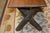 Vintage Old Hickory Indiana Wood & Log Criss Cross Ends Dining Bench Seat For Sale - Image 6 of 16