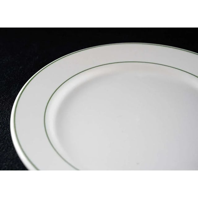 Traditional 1940s Buffalo China Restaurant Ware A-12 White Round Plate For Sale - Image 3 of 9