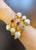 Bochic “Capri” Vintage Ruby & South Sea Pearl Bangle in 18K Gold & Silver For Sale - Image 15 of 18