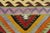 Vintage Turkish Kilim Rug- 5′7″ × 9′6″ For Sale - Image 6 of 13