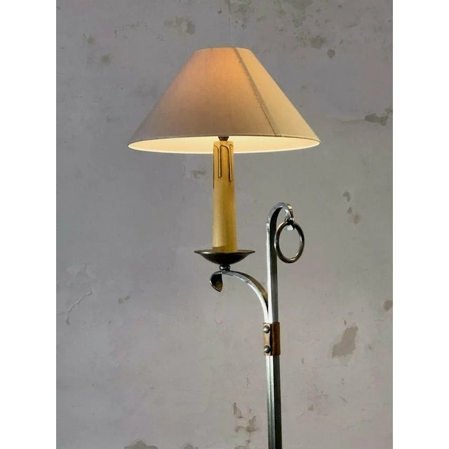 Mid-Century Liseuse Floor Lamp by Jean-Pierre Ryckaert for Ed. Ryckaert / Le Dauphin For Sale - Image 4 of 6
