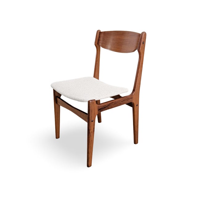 Vintage Chairs in Teak by Erik Buch, 1960s, Set of 9 For Sale - Image 5 of 10