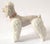 Dresden Porcelain 1950s Lladro Fine Handmade Porcelain Poodle Dog Figurine Animal Sculpture Spain For Sale - Image 4 of 18