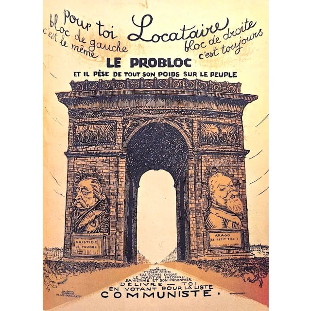 1992 French 1st Edition Art Book, "A Vendre: Affiches Immobilières", Jean-Marc Levet For Sale - Image 14 of 16