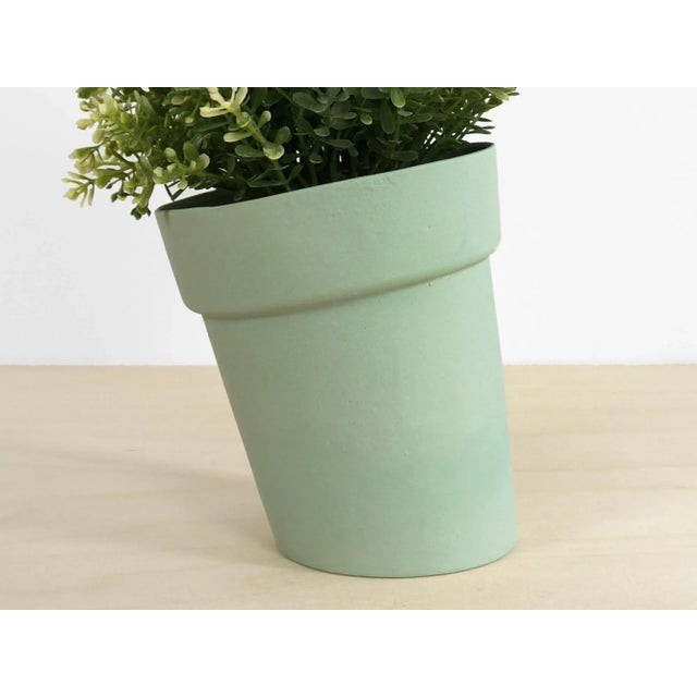 Not Yet Made - Made To Order Large Green Distorted Flowerpot from Studio Lorier For Sale - Image 5 of 5
