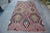 Turkish Vintage Handwoven Kilim Rug From Anatolian Wool.