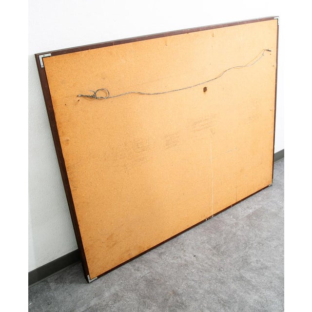 Mid-Century Modern Mid Century Modern Tapestry Wall Hanging Rug Abstract Golf Course Links Shag 5x4 For Sale - Image 3 of 12