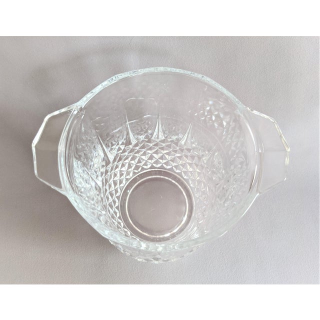 Crystal Ice Bucket in the Longchamp Pattern Chairish