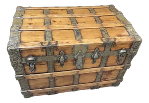 Antique Trunk Copper Lined