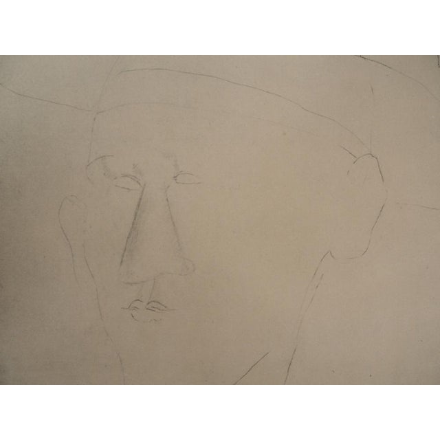 After Amedeo Modigliani, Portrait de Blaise Cendrars, 1959, Lithograph For Sale - Image 5 of 6
