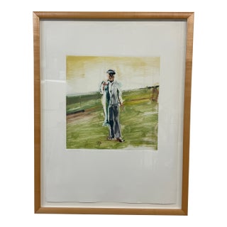 Marshall Crossman Beach Monotype No.26, Signed For Sale
