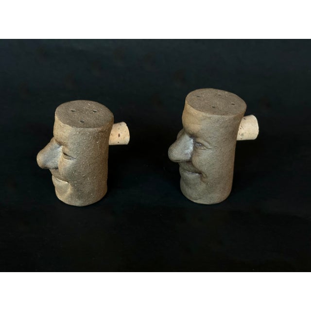 Pop Art 1990s Art Pottery Salt and Pepper Shakers For Sale - Image 3 of 11