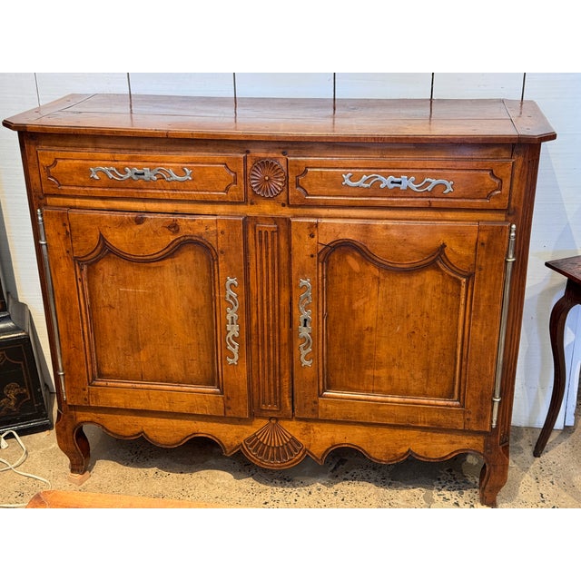 Wood 18th Century French Walnut Buffet For Sale - Image 7 of 18