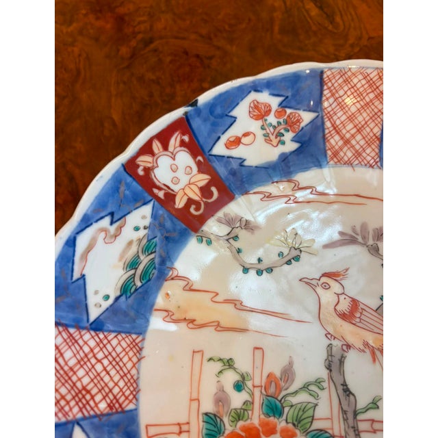 Antique Japanese Meiji Imari Porcelain Plates, 1900, Set of 2 For Sale - Image 6 of 17