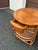 Brown 1990s British Colonial Style Oversized End Tables or Center Table- A Pair For Sale - Image 8 of 12