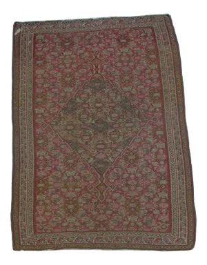 1900 Antique Flat Weave Kilim Rug 6'4'' X 4'6''