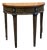 Antique Neoclassical Marquetry Demilune Console Table For Sale