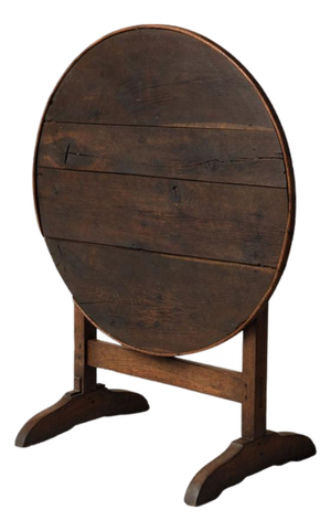 19th Century French Oak Table De Vin (A)