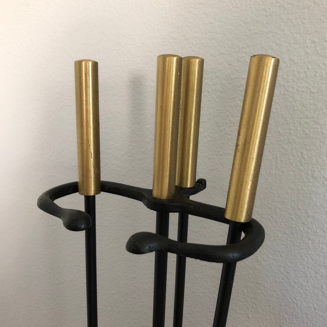 1960s MidCentury Modern Fireplace ToolsSet Of 4 Chairish