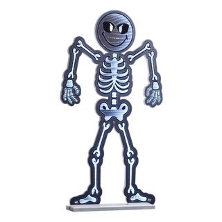 Smiley World Halloween Skeleton Ekkolight 36"H For Sale