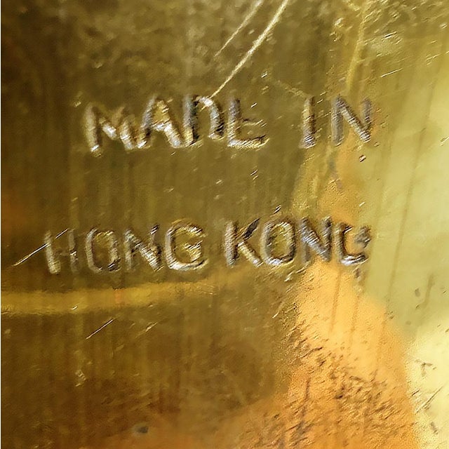 Overscale Brass Acanthus Leaf Bucket or Planter, Hong Kong For Sale In Miami - Image 6 of 6