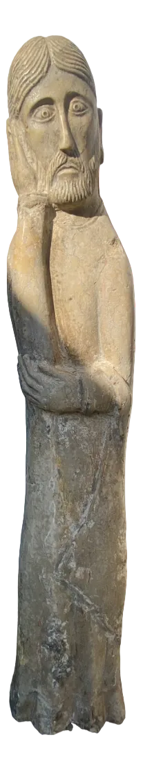 Joseph of Nazareth Sculpture in Stone, 1800s