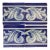 19th Century Set of Four Baroque Tiles Blue & White, Portuguese For Sale