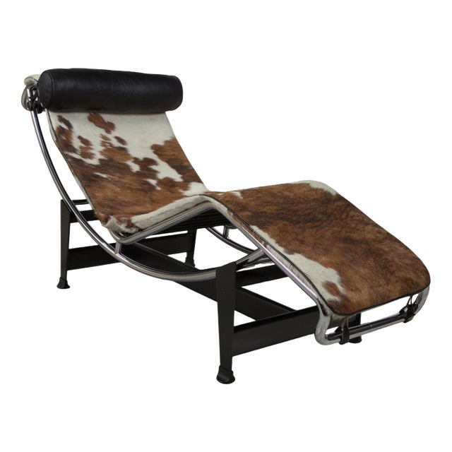 Bauhaus C 4 Chaise Lounge by Le Corbusier, Pierre Jeanneret and Charlotte Perriand for Cassina For Sale