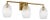Hable by Visual Comfort Studio Serafina 3-Light Vanity Sconce in Satin Brass Gold Finish For Sale