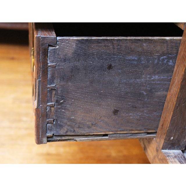 Circa 1860-80 English Queen Anne Style Oak Dresser For Sale - Image 13 of 16
