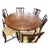 American Drew Meyers Round Dining Table 426-701r Addison Cherry Walnut 60" Attributed For Sale