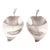 1950s Tiffany & Co. Sterling Silver Leaf Dishes - A Pair For Sale