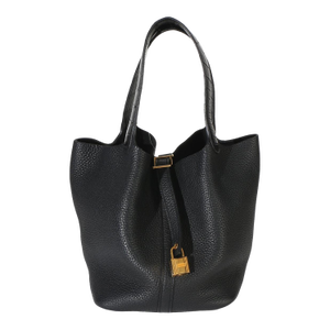 Black Clemence Matte Alligator Touch Picotin Lock 22 PHW