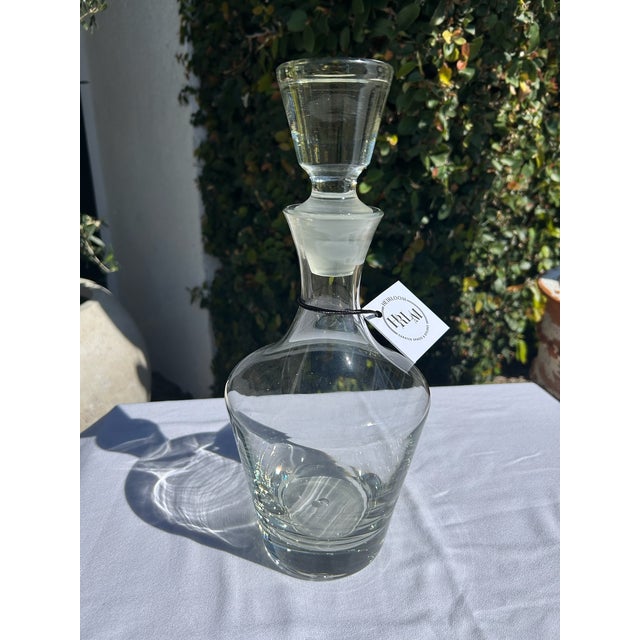 Vintage Glass Decanter For Sale - Image 4 of 7