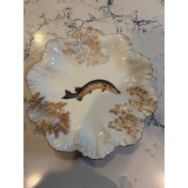 Antique Plates Limoges Gold Rimmed (14 Piece Set) For Sale - Image 9 of 17