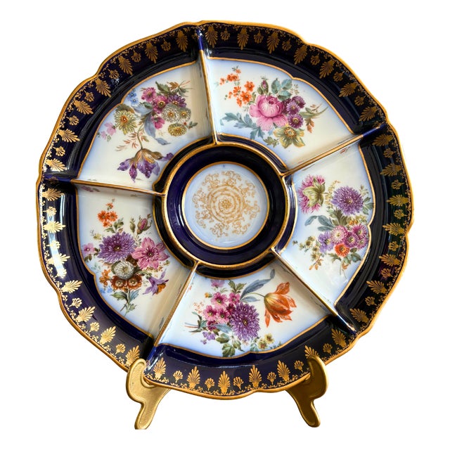 Large Vintage French Aperitif Platter from Limoges, 1950 For Sale