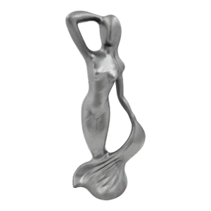 1980s Jaru California Lady in Mermaid Dress Ceramic Sculpture Circa 1985