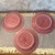 Set of 3 Vintage Secla Pink Cabbage Plates Portugal For Sale In Miami - Image 6 of 7
