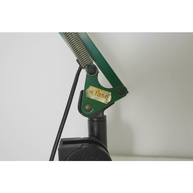 Spanish Swing Arm Green Architect Desk Lamp from Fase, 1980s For Sale - Image 11 of 18