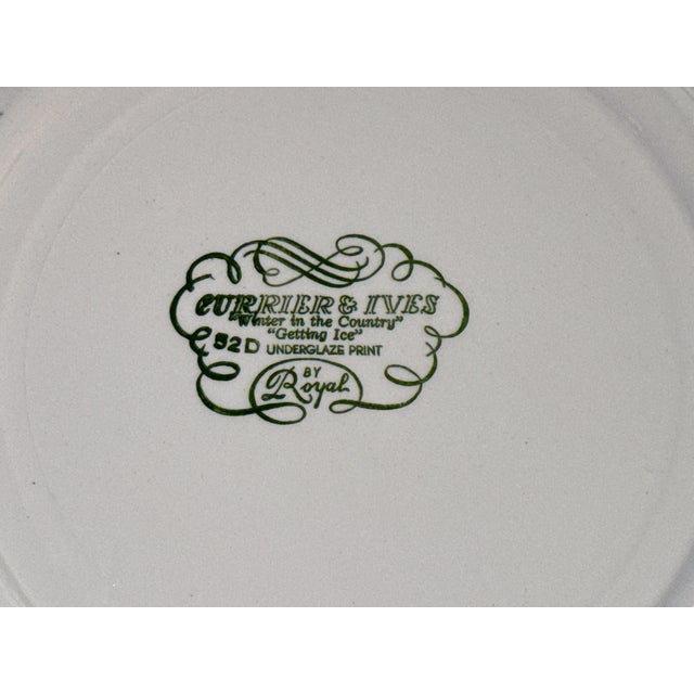 Vintage Blue and White Wall Plates - Set of 10 For Sale - Image 11 of 14