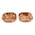 Cardwell Montana Calico Clay Bowls – A Pair For Sale