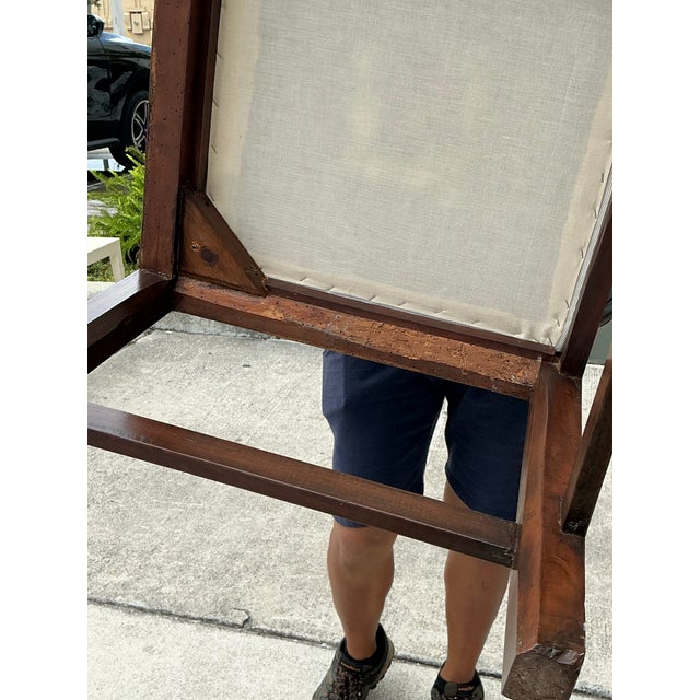 Chippendale Vintage Chippendale High Back Corner Chairs - A Pair For Sale - Image 3 of 12